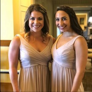 Long Mesh Dress with Cowl Back Detail